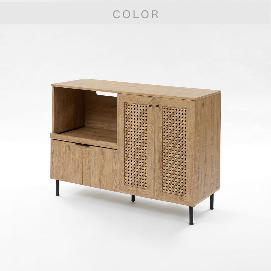 LOWYA（ロウヤ） 食器棚 ロータイプ キッチンカウンター レンジ台