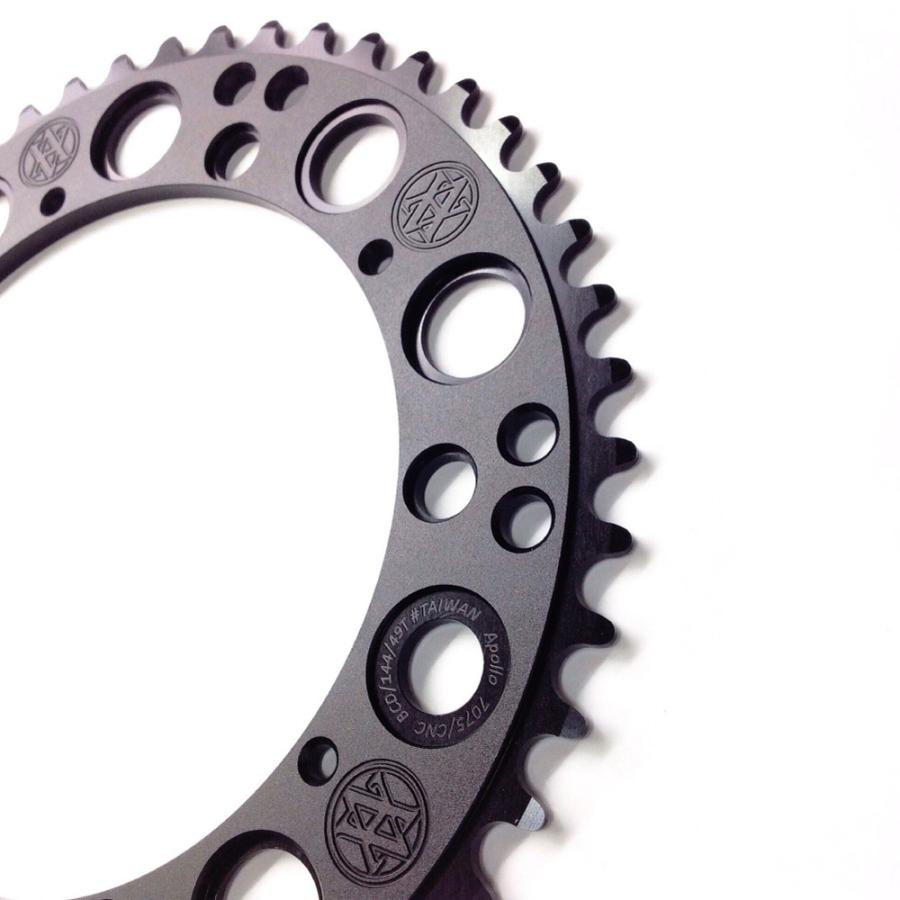 ALTER APOLLO チェーンリング 49T ピストバイク 厚歯 クランク