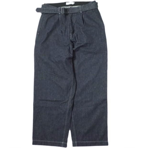 Graphpaper グラフペーパー 日本製 Colorfast Denim Belted Pants