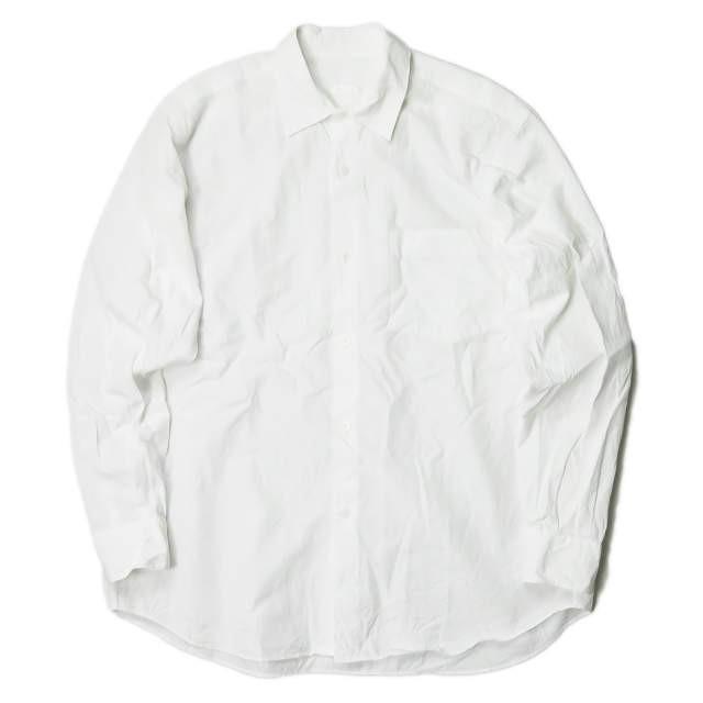 コモリ COMOLI 16SS 日本製 コモリシャツ I01-02001 1 ホワイト 長袖