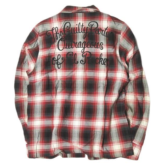 ワコマリア WACKO MARIA 日本製 オンブレチェックレーヨンオープン