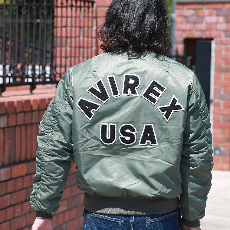 AVIREX（アヴィレックス） アビレックス MA-1 ma1 コマーシャルロゴ