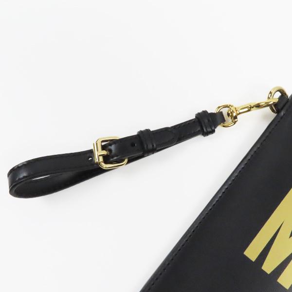 MOSCHINO（モスキーノ） Logo Print Clutch Bag A84058001 1001 1555