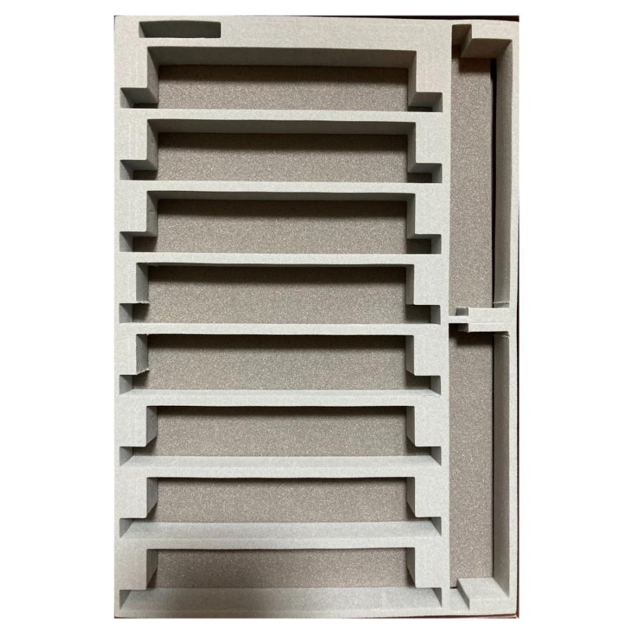 Nゲージ車両収納用 A4ブックケース対応 交換用10両収納中敷ウレタン10