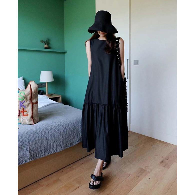 ノースリーブワンピース ティアードワンピース ワンピース レディース