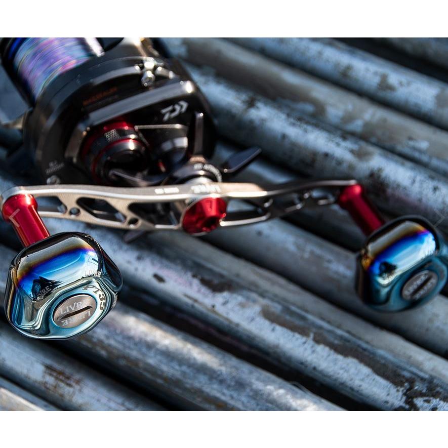 CRANK130 クランク130 リブレベイトハンドルに五角形ノブ PT35装着