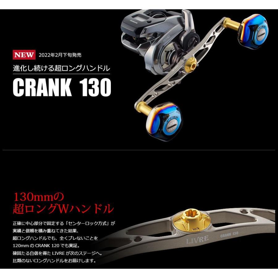 CRANK130 クランク130 リブレベイトハンドルに五角形ノブ PT35装着