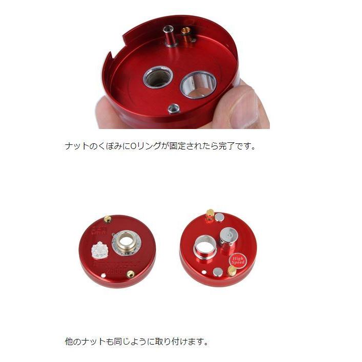 サイドカップナットセット 金メッキ クロム ブラック avail NUT