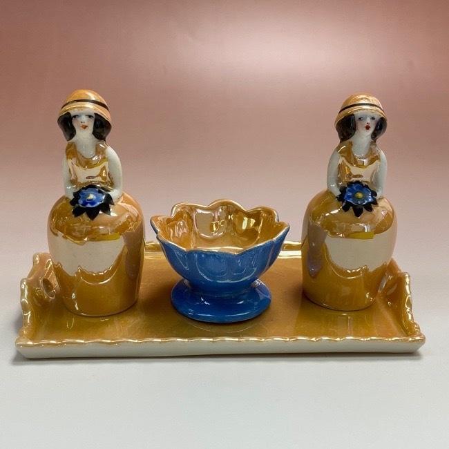 ノリタケ オールドノリタケ デコレディー アールデコ ソルト＆ペッパー