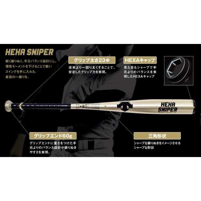 DESCENTE（デサント） 野球 硬式金属バット 超々ジュラルミン