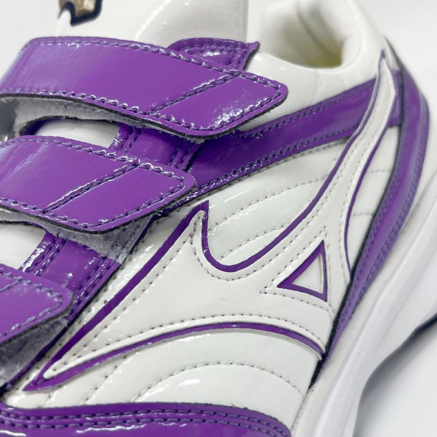 MIZUNO（ミズノ） 【サイズ交換送料無料】パープル×ホワイト 野球