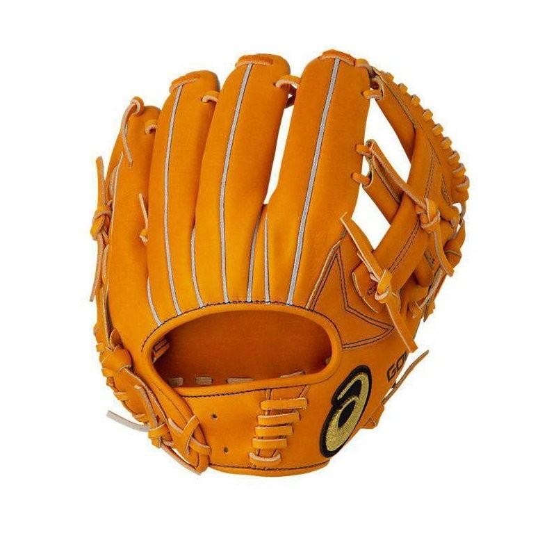 ASICS（アシックス） 野球 軟式グラブ グローブ 内野手用 ゴールド