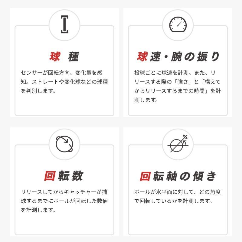 エスエスケイ（SSK） 野球 テクニカルピッチ 測定 球速 回転数 回転軸