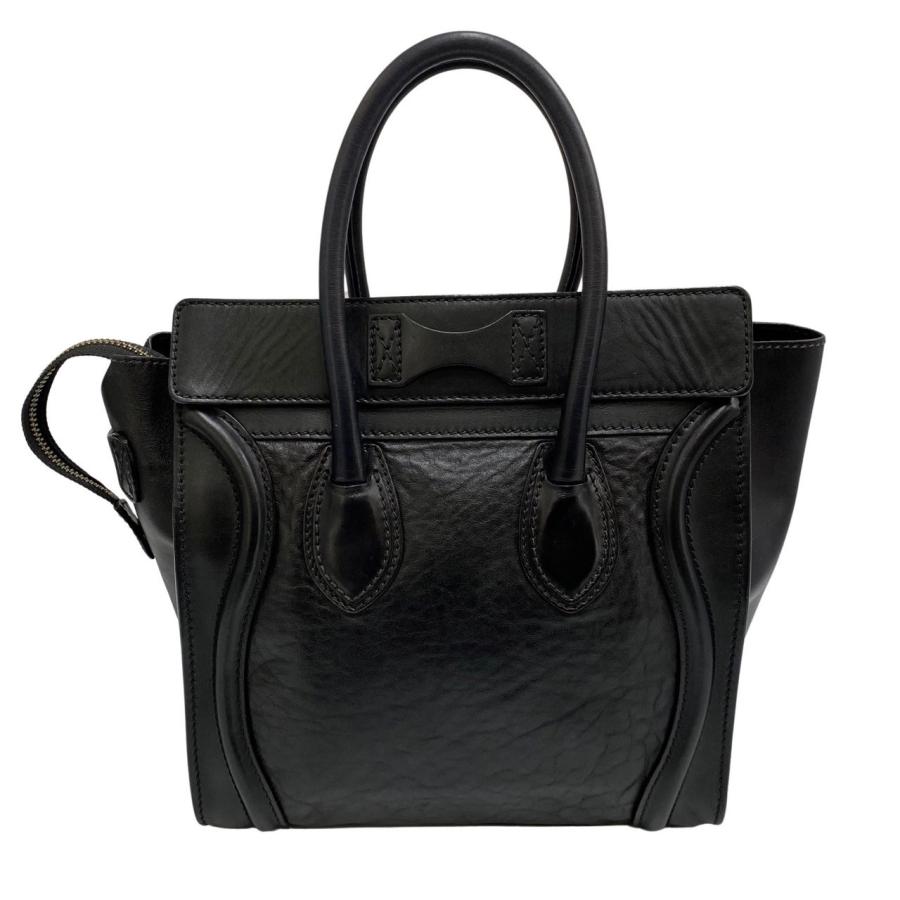 CELINE（セリーヌ） 極 美品 希少品 ラゲージ マイクロショッパー ロゴ