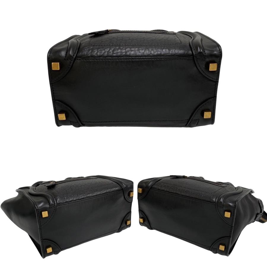 CELINE（セリーヌ） 極 美品 希少品 ラゲージ マイクロショッパー ロゴ