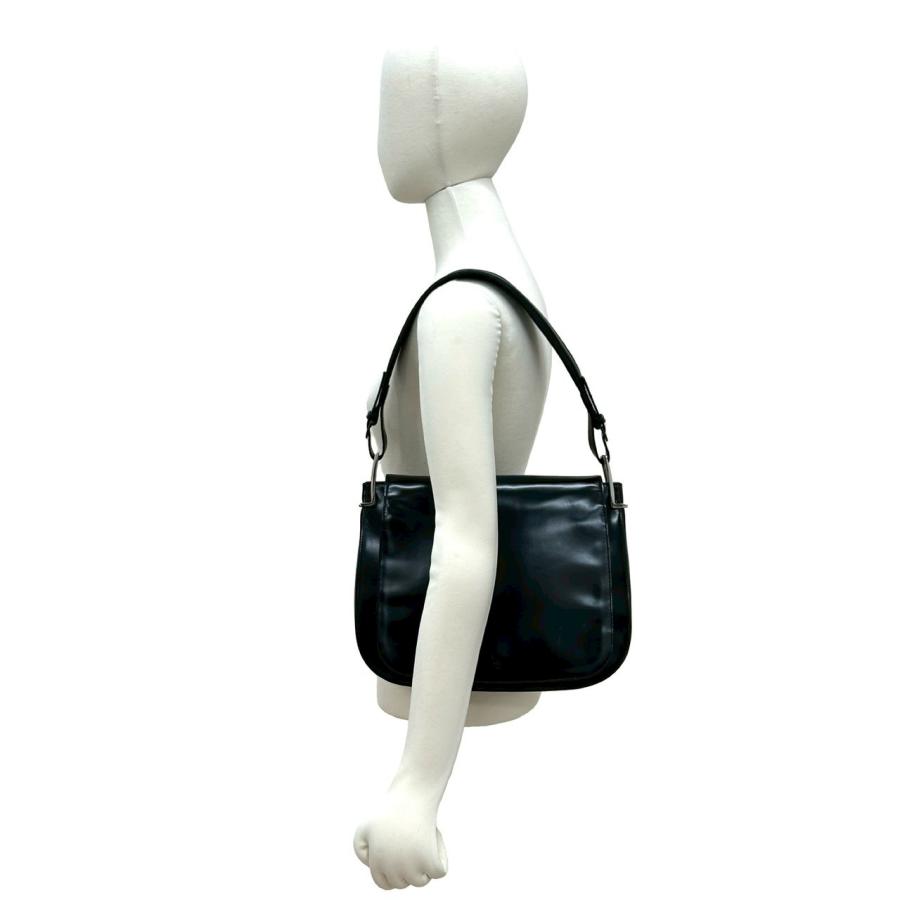 GUCCI（グッチ） 極 美品 希少品 ロゴ パテント レザー 本革 セミ