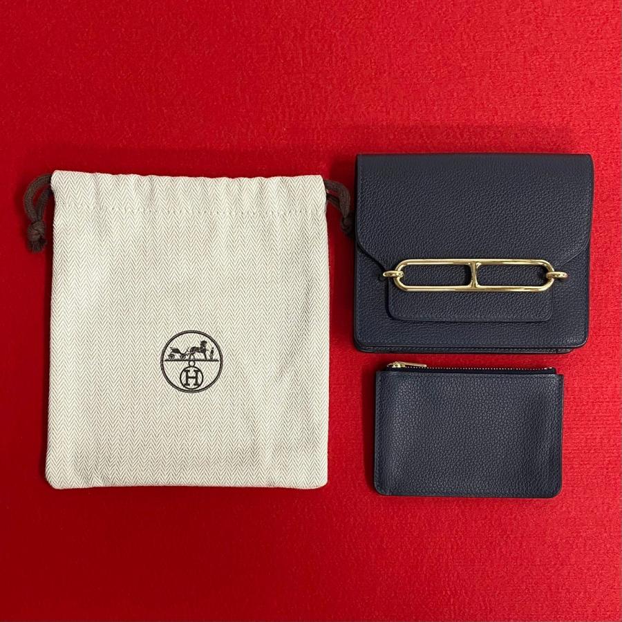 HERMES（エルメス） 極 美品 袋付き Z 刻印 ロウリス ルリ スリム