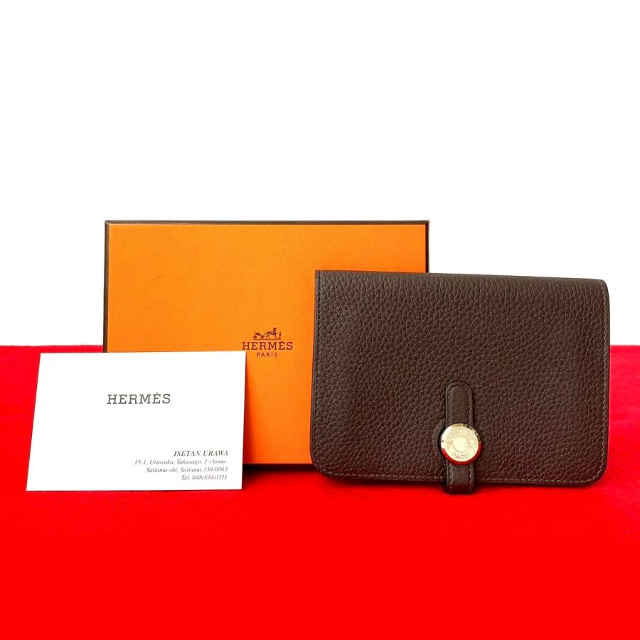 HERMES（エルメス） 未使用保管品 箱付き D 刻印 ドゴン コンパクト