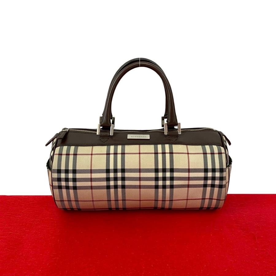 BURBERRY（バーバリー） 極 美品 ノバチェック 柄 ロゴ 金具