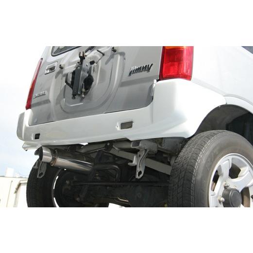 ジムニー マフラー JB23W 1型〜10型 ステンレス 左出し 砲弾型