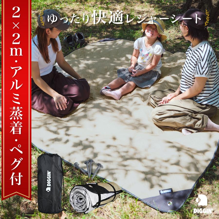 所ジョージの世田谷ベース掲載】 DIGGIN' 洗える レジャーシート 大判
