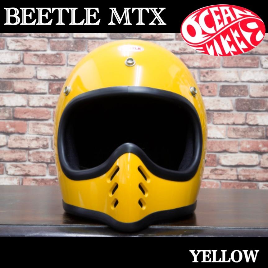 オーシャンビートル ヘルメット BEETLE MTX MOTO STYLE HELMET