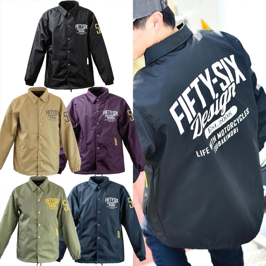 56デザイン ジャケット ライディング コーチジャケット 2 バイク