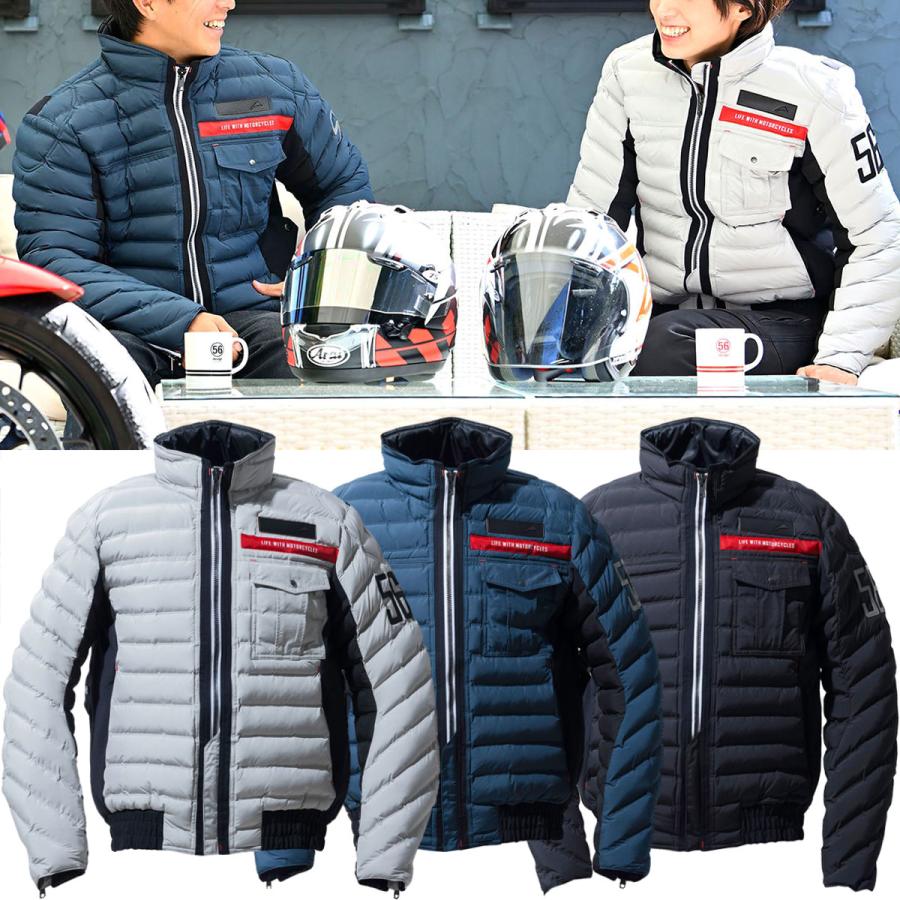 56デザイン ジャケット ウィンター アーバン ライディング バイク