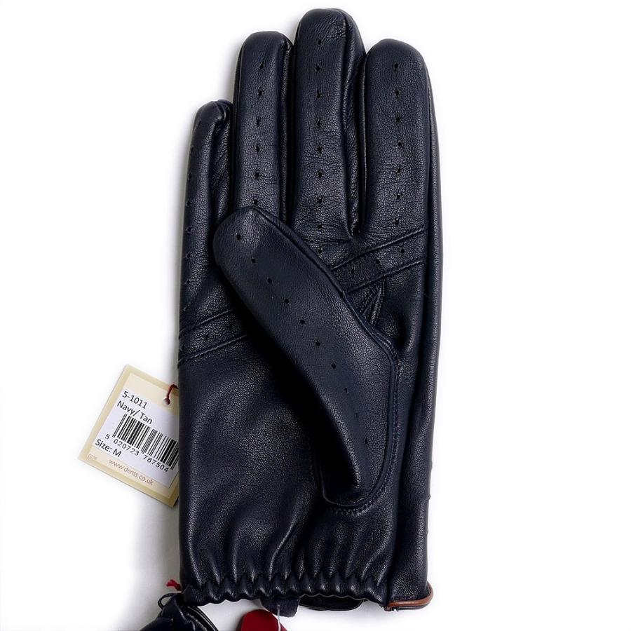 DENTS（デンツ） ドライビング グローブ 5-1011 Navy Tanメンズ 手袋