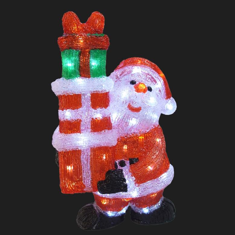 LEDイルミネーション 3Dモチーフライト クリスマス プレゼントサンタ