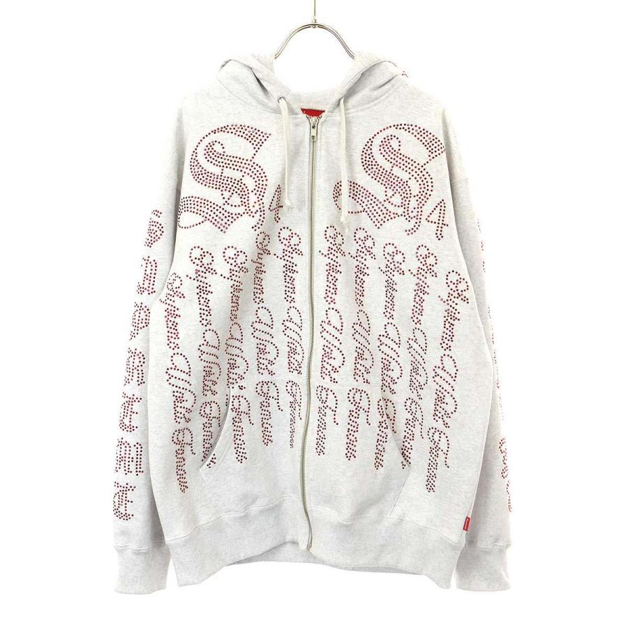 Supreme（シュプリーム） 22SS Rhinestone Zip up Hooded Sweatshirt