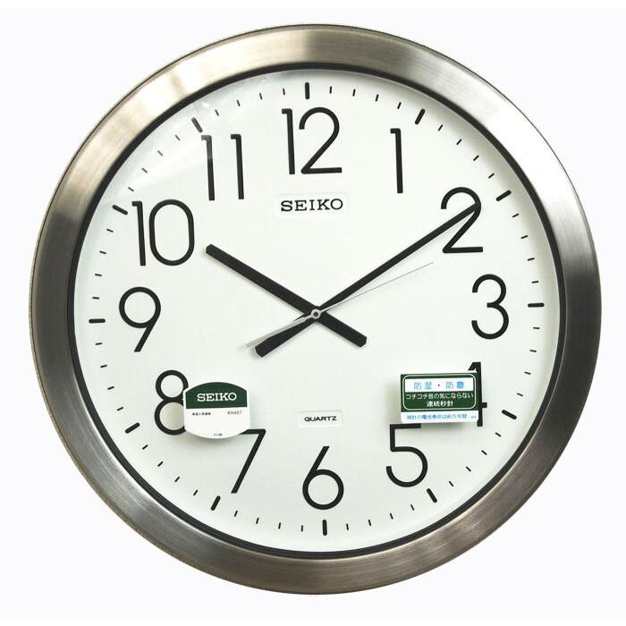 セイコー 防湿防塵型 掛け時計 オフィス 超大型 直径44cm 5年電池