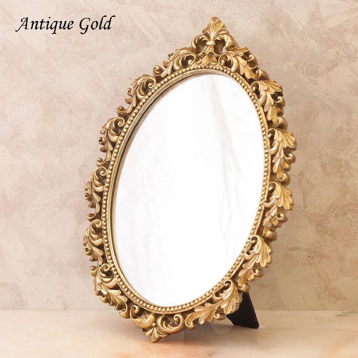 Andante 2wayミラー アンティーク調 スタンドミラー ウォールミラー