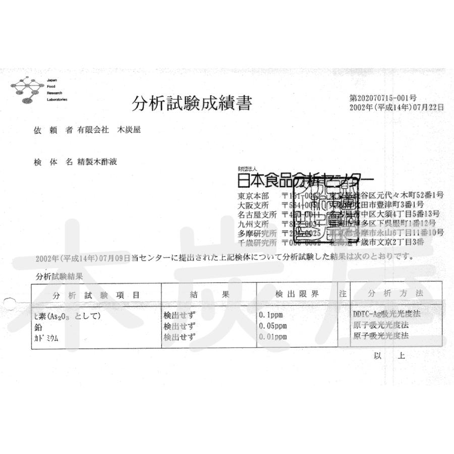 木酢液クリア100ml/メール便・送料無料/廃業のため在庫限り(5・6月には