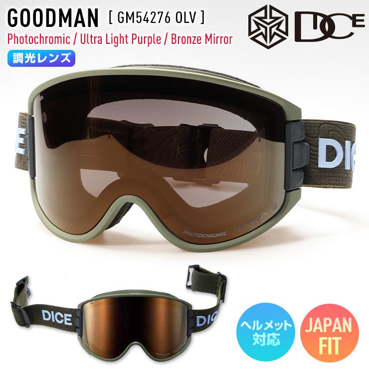 DICE（ダイス） 2026 DICE GOODMAN グッドマン スノーボード ゴーグル