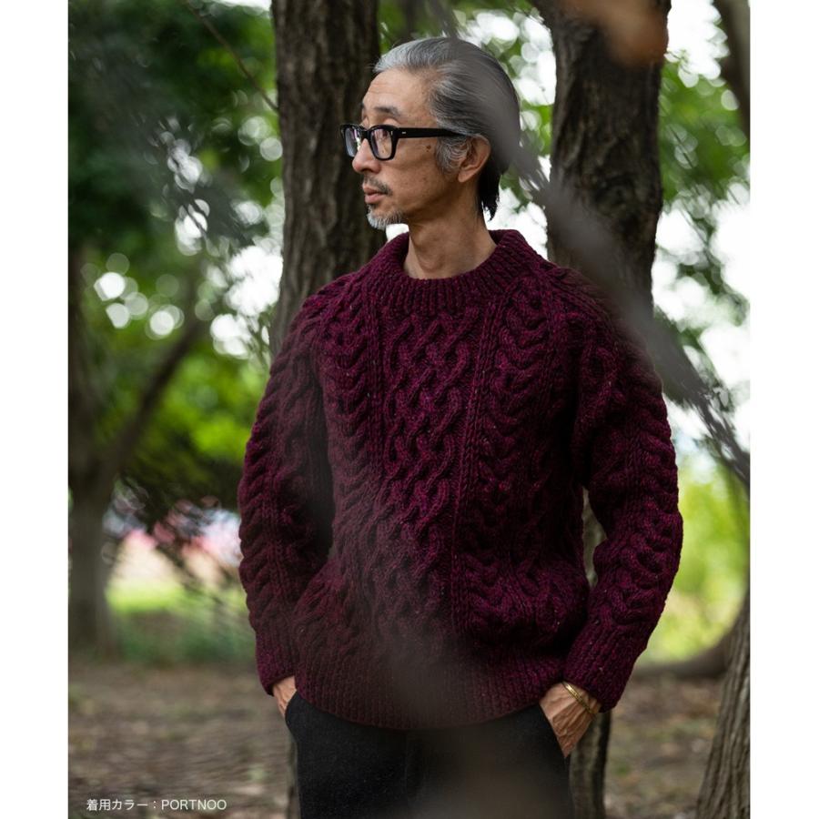 INVERALLAN（インバーアラン） ニット セーター メンズ 正規品 1a 茶