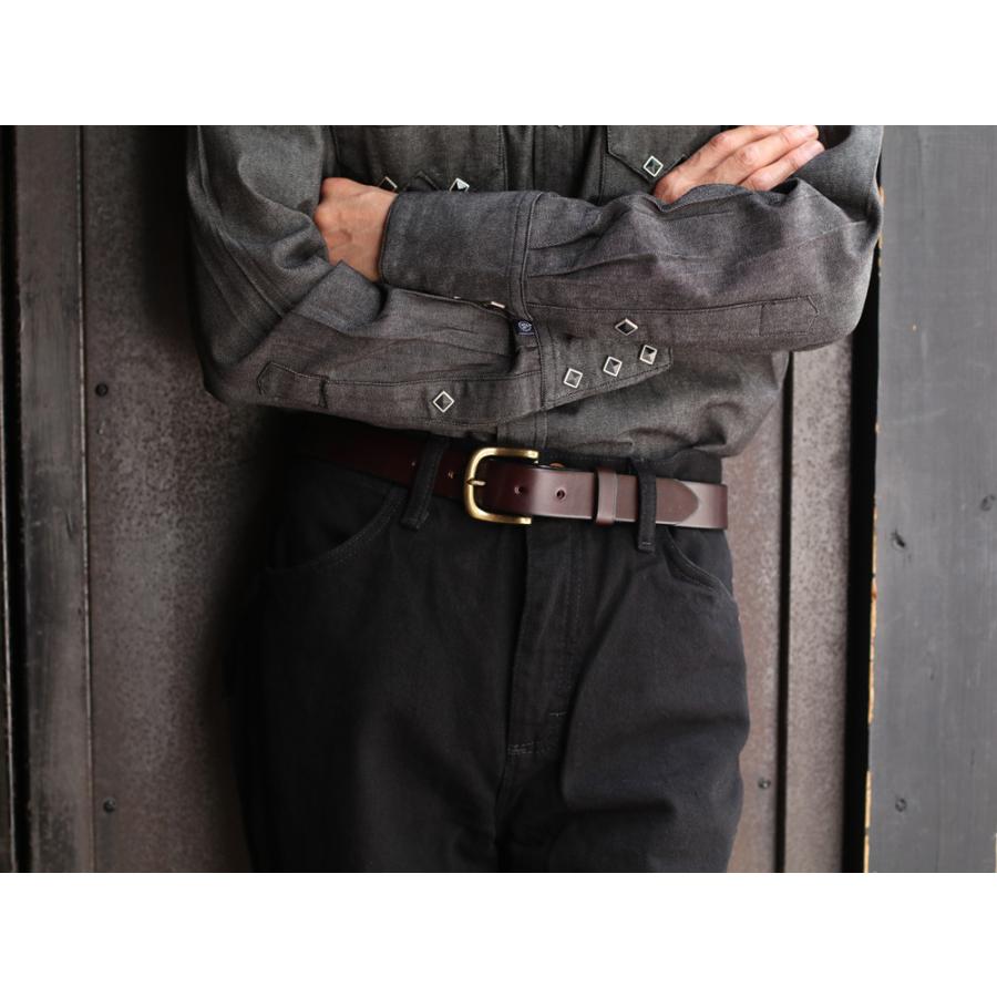 TORY LEATHER ブライドルレザー ストラップベルト 1-1/4インチ 幅28mm