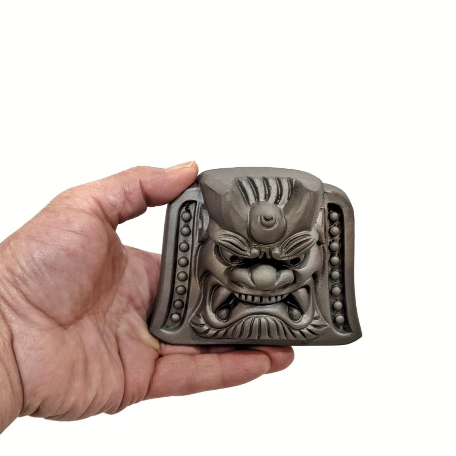 卓上鬼瓦 魔除けのお守り : MA by So Shi Te - 通販 - Yahoo!ショッピング
