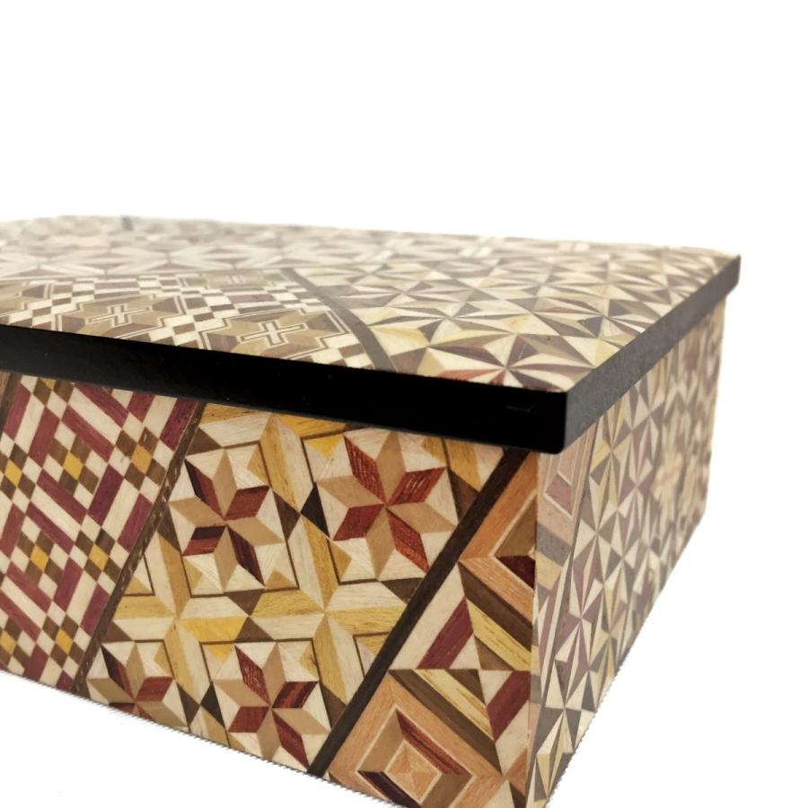 箱根寄木細工 6寸小物入れ 小寄木 アクセサリーボックス : MA by So