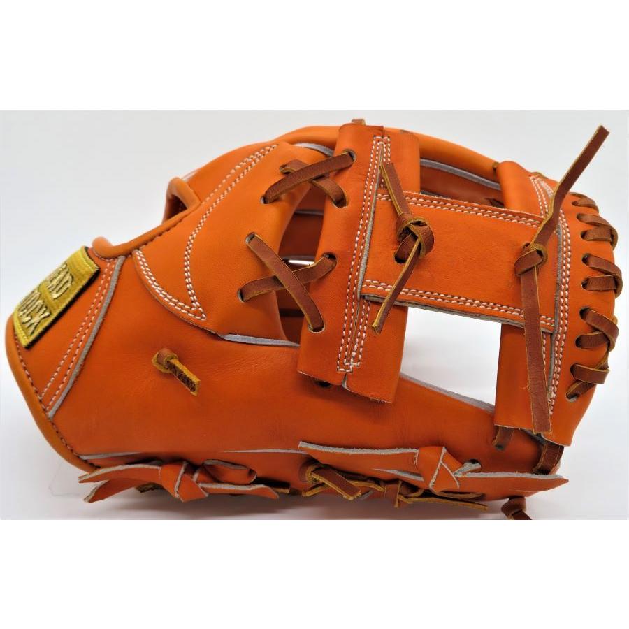 硬式グラブ DEADSTOCK デッドストック 内野手用 Hウェブ ゴールド