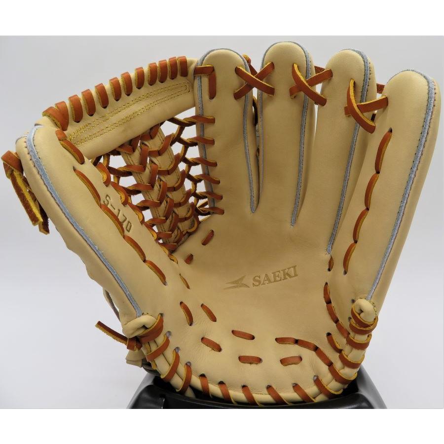 軟式グラブ 限定 SAEKI サエキ 軟式用リミテッドライン 外野手用 S-170