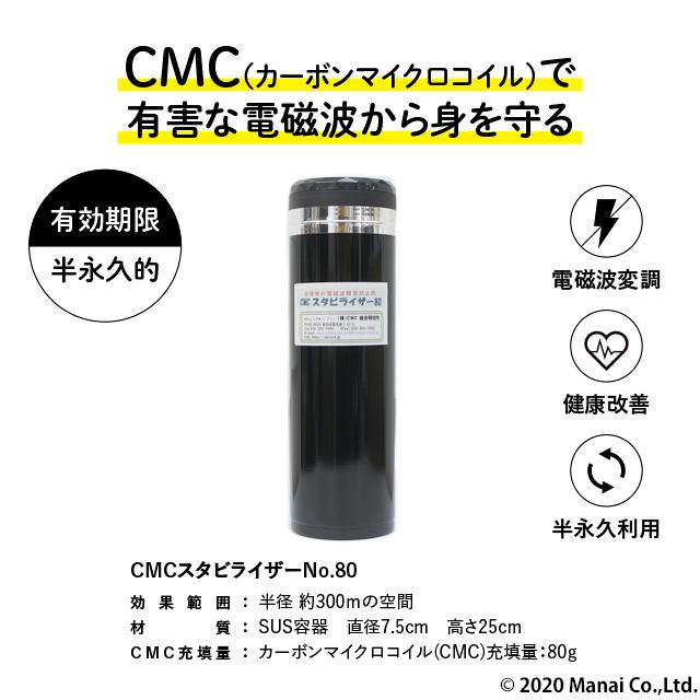 CMC 置き型 広範囲 電磁波防止 スタビライザー No.80 半径300m 80g充填