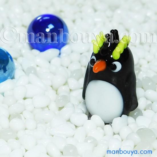 ペンギン グッズ ガラス細工 ミニチュア 雑貨 水族館 グラススクエア