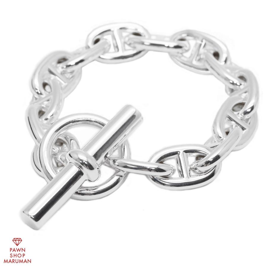 HERMES（エルメス） シェーヌダンクル ブレスレット MM 13コマ Ag925