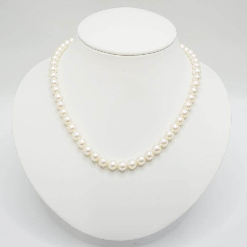 TASAKI（タサキ） 田崎真珠 パールネックレス NC 7〜7.5mm S刻印 首