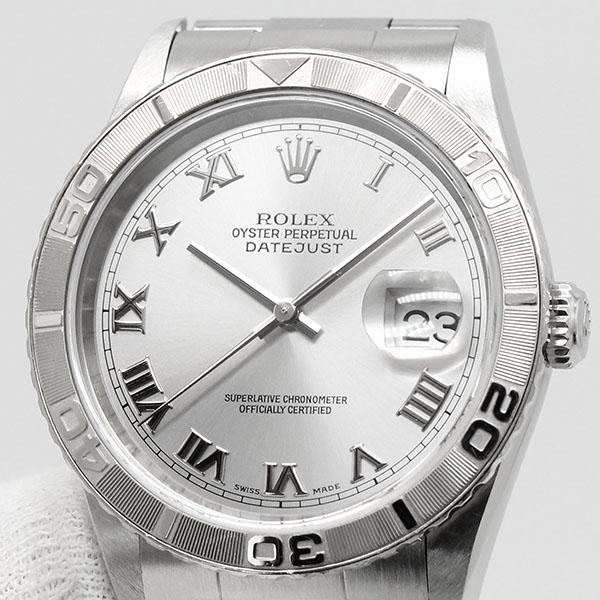デイトジャスト ロレックス ROLEX 16264 シルバー文字盤 F番 SS/WG