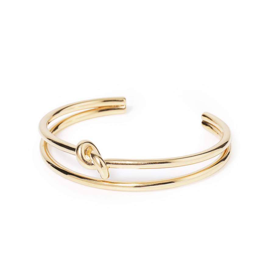 CELINE（セリーヌ） バングル KNOT DOUBLE CUFF ブレスレット ゴールド
