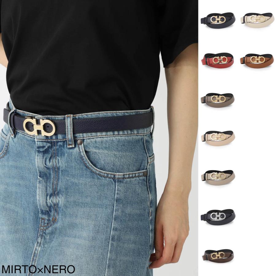 FERRAGAMO（フェラガモ） リバーシブル ベルト レディース 23a565