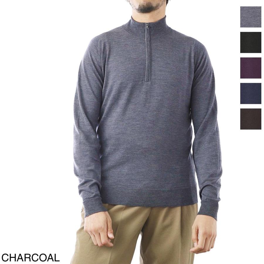 JOHN SMEDLEY（ジョンスメドレー） ハーフジップ ニット BARROW