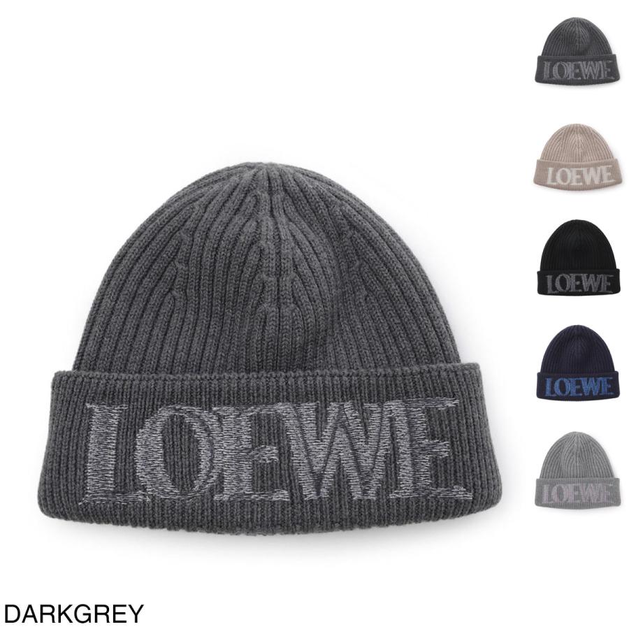 LOEWE（ロエベ） ニットキャップ BLURRED LOEWE BEANIE ビーニー
